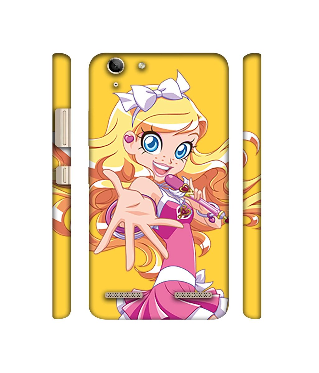 Amazon Brand - Solimo Designer Singing Girl Vector 3D Printed Hard Back Case Mobile Cover for Lenovo Vibe K5