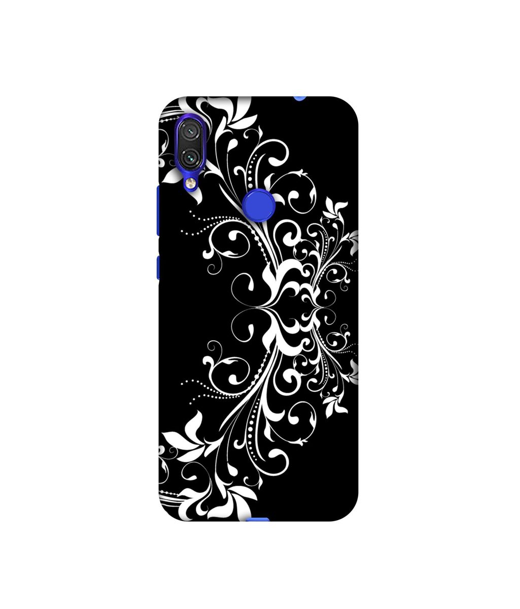 Amazon Brand - Solimo Designer Flower Art Pattern 3D Printed Hard Back Case Mobile Cover for Xiaomi Redmi Note 7 Pro