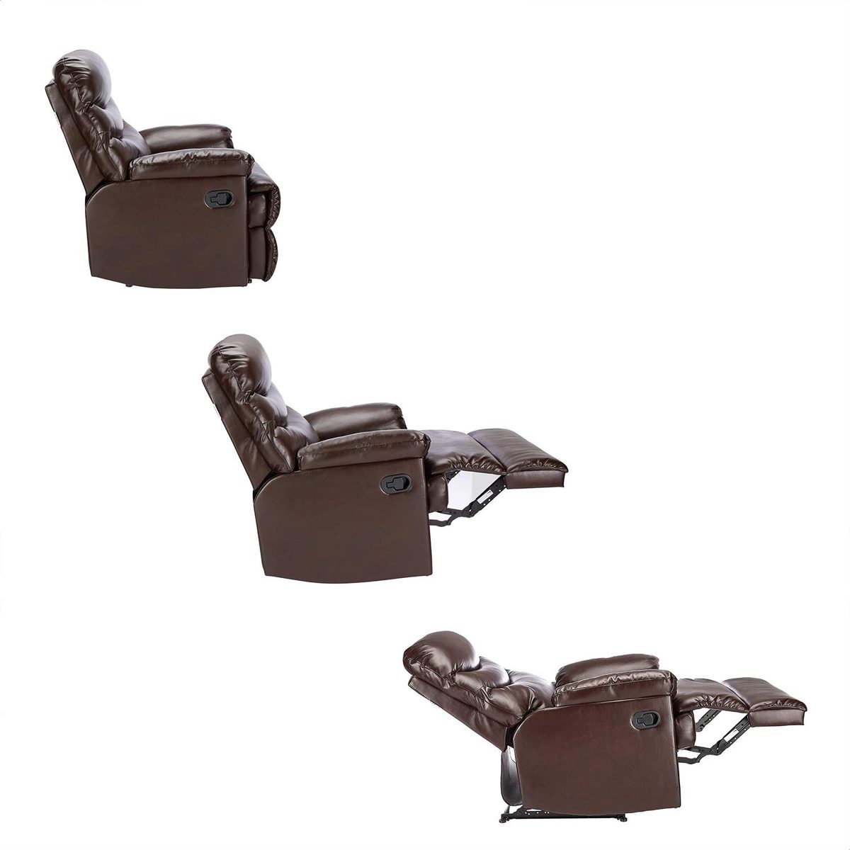 Amazon Brand - Solimo Serpens Single Seater Leartherette Recliner