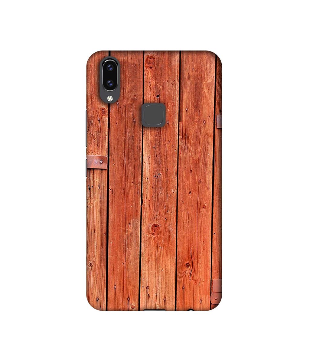Amazon Brand - Solimo Designer Wooden Door 3D Printed Hard Back Case Mobile Cover for Vivo V9 / V9 Pro