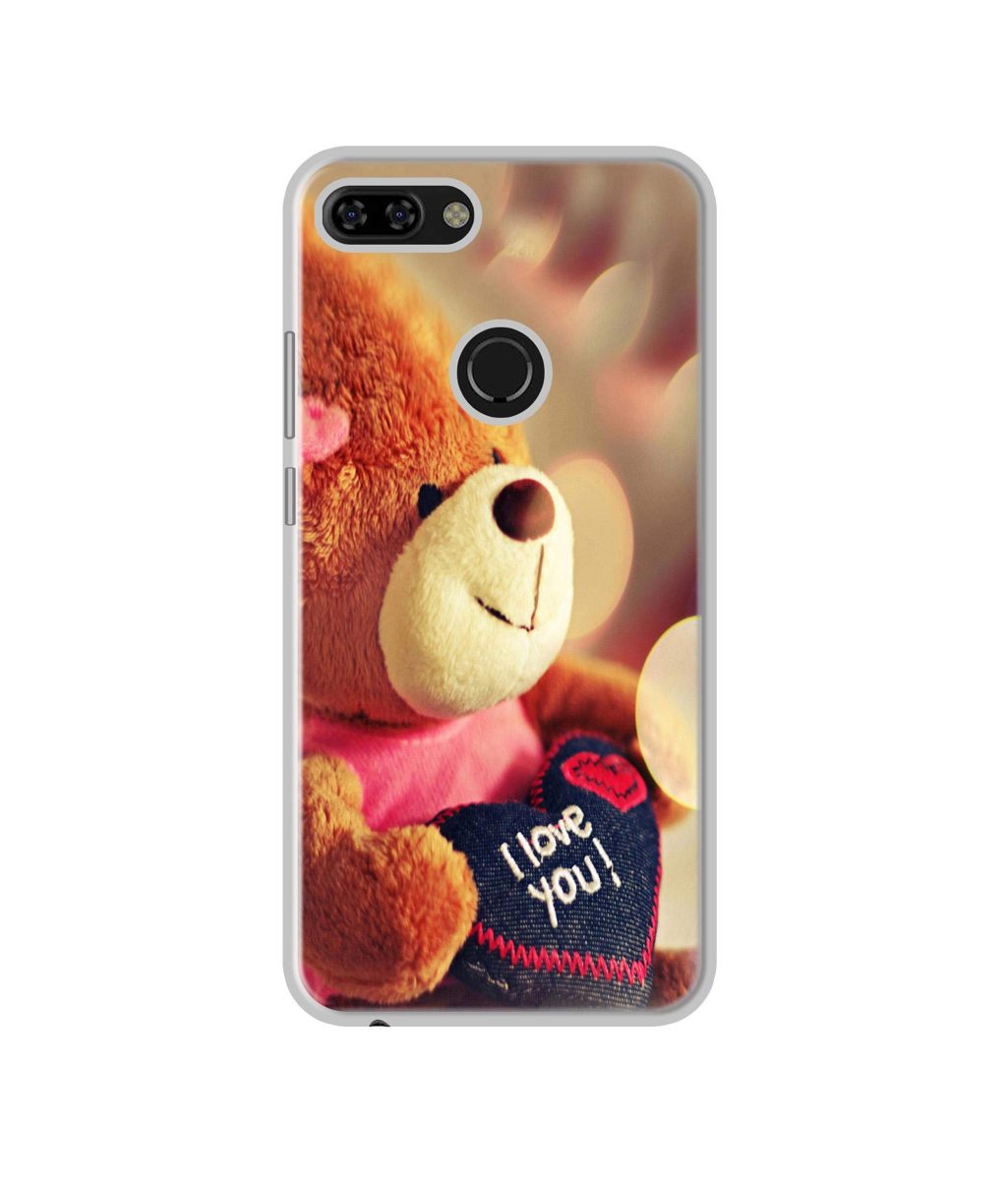 Amazon Brand - Solimo Designer Teddy Bear UV Printed Soft Back Case Mobile Cover for Tecno Camon i Twin