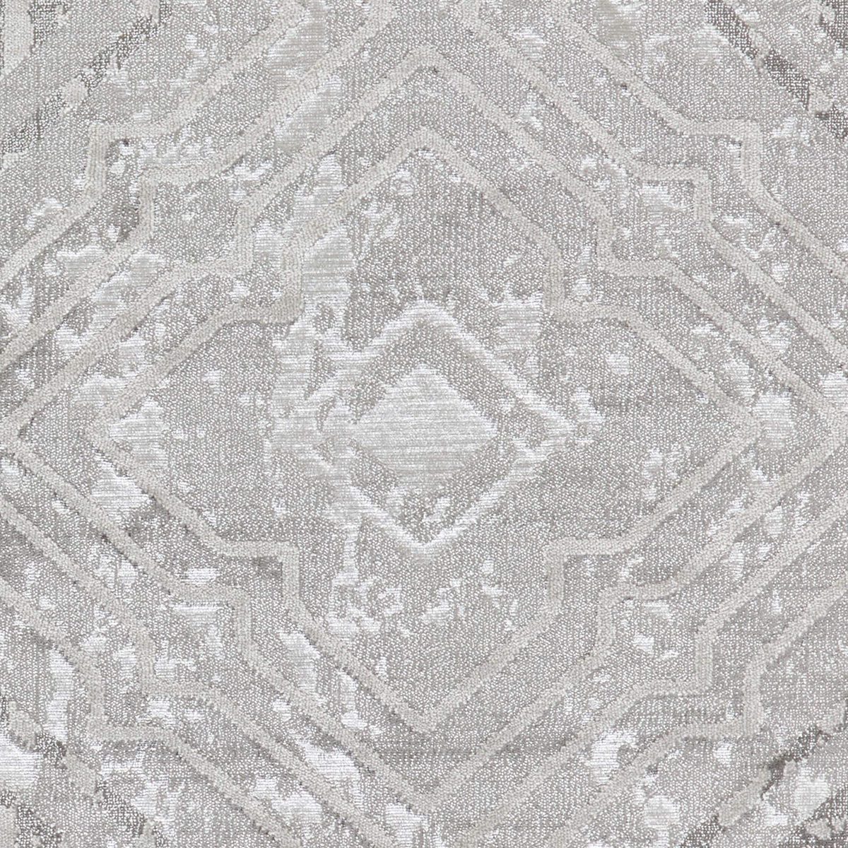 Amazon Brand – Rivet Polyester Area Rug, 1' 8" x 2' 10", Silver, Grey, White