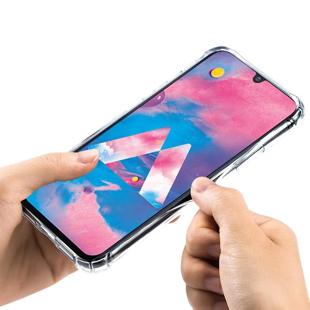 Amazon Brand - Solimo Soft Flexible Back Phone Case for Samsung Galaxy M30 (Transparent)