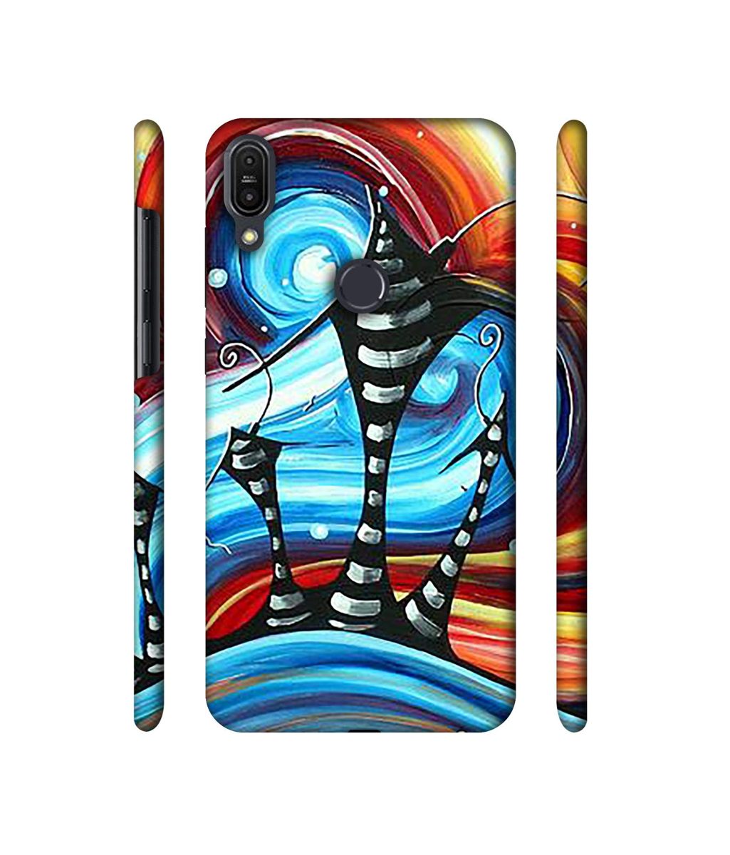 Amazon Brand - Solimo Designer Abstarct Texture 3D Printed Hard Back Case Mobile Cover for Asus Zenfone Max Pro M1 ZB601KL
