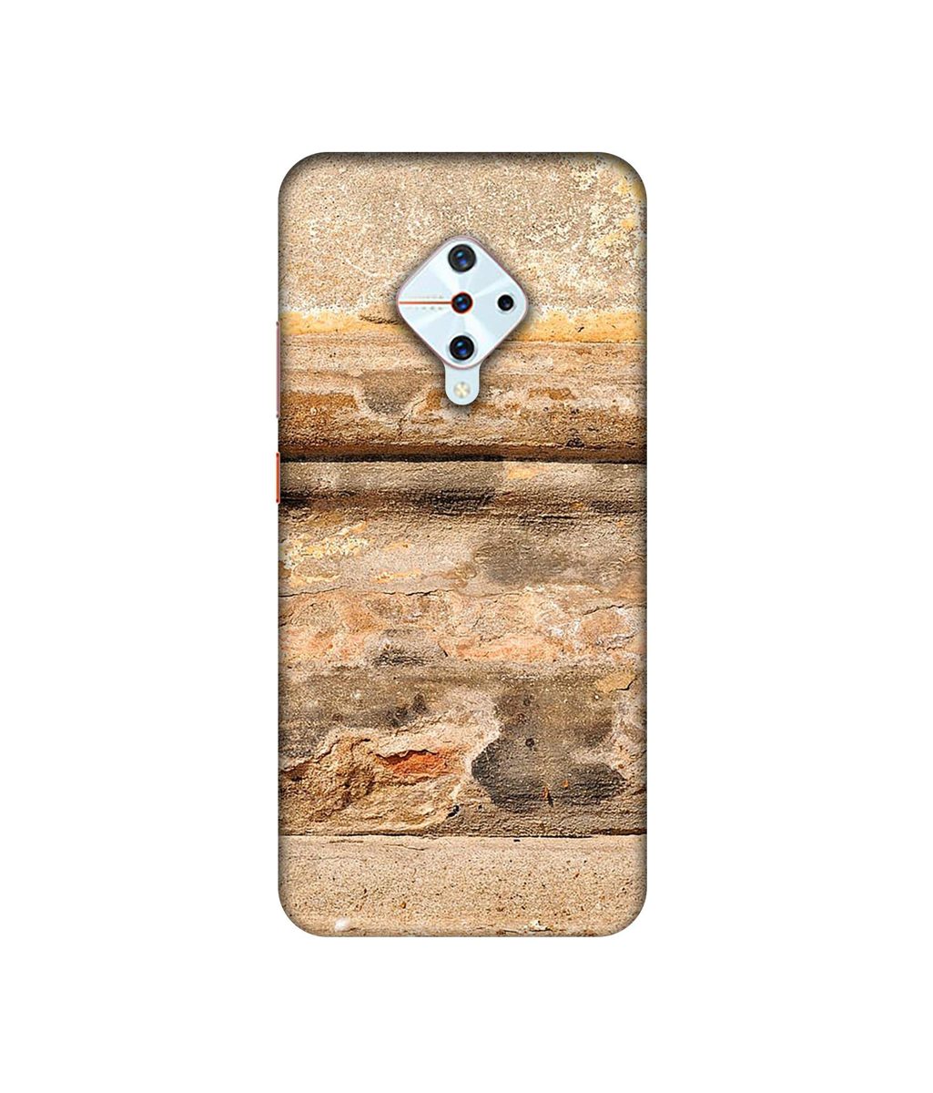 Amazon Brand - Solimo Designer Rushed Marble 3D Printed Hard Back Case Mobile Cover for Vivo S1 Pro