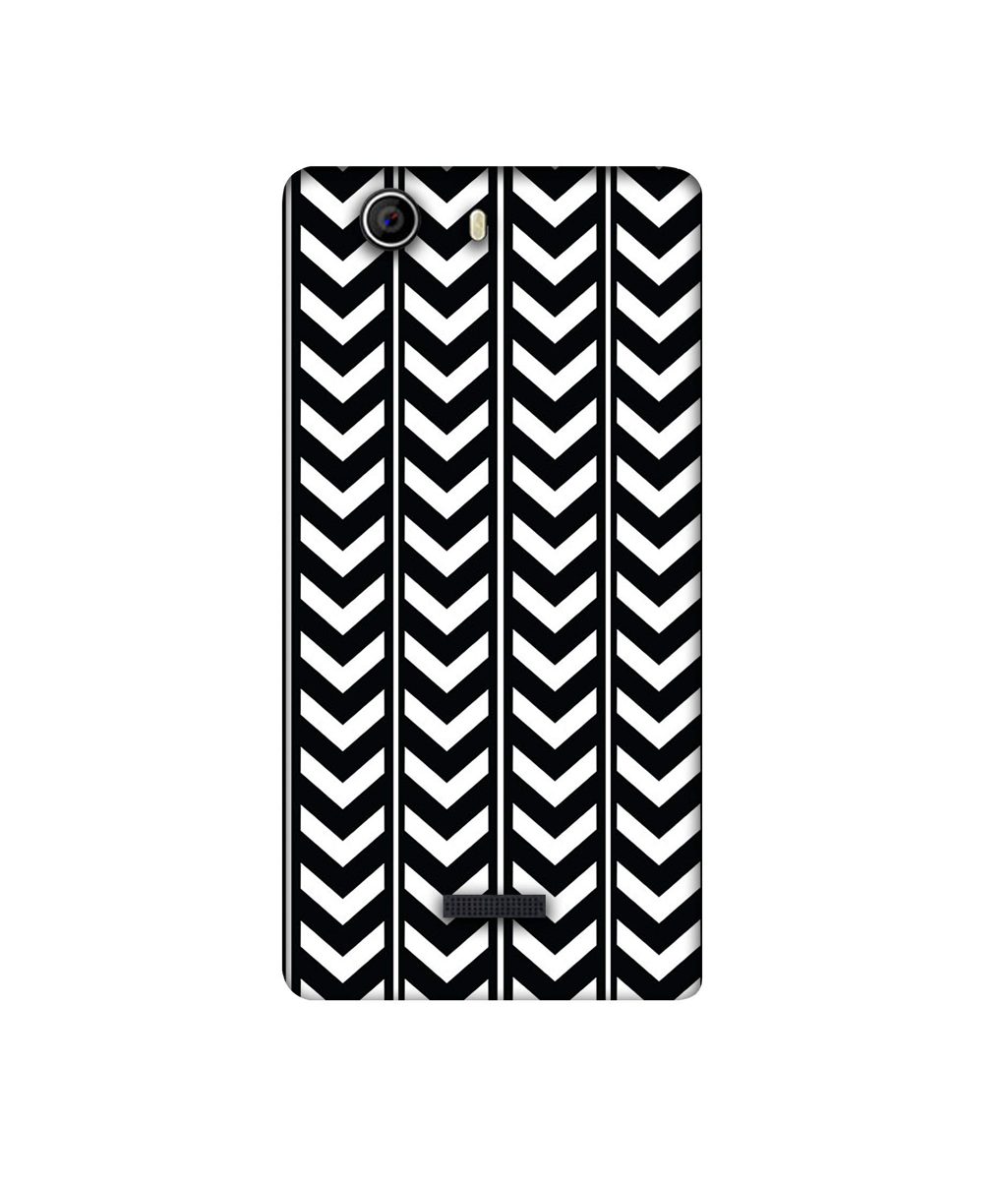 Amazon Brand - Solimo Designer Arrow Texture 3D Printed Hard Back Case Mobile Cover for Micromax Canvas Nitro 2 E311