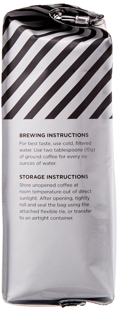 AmazonFresh Donut Cafe Ground Coffee, Medium Roast, 12 Ounce