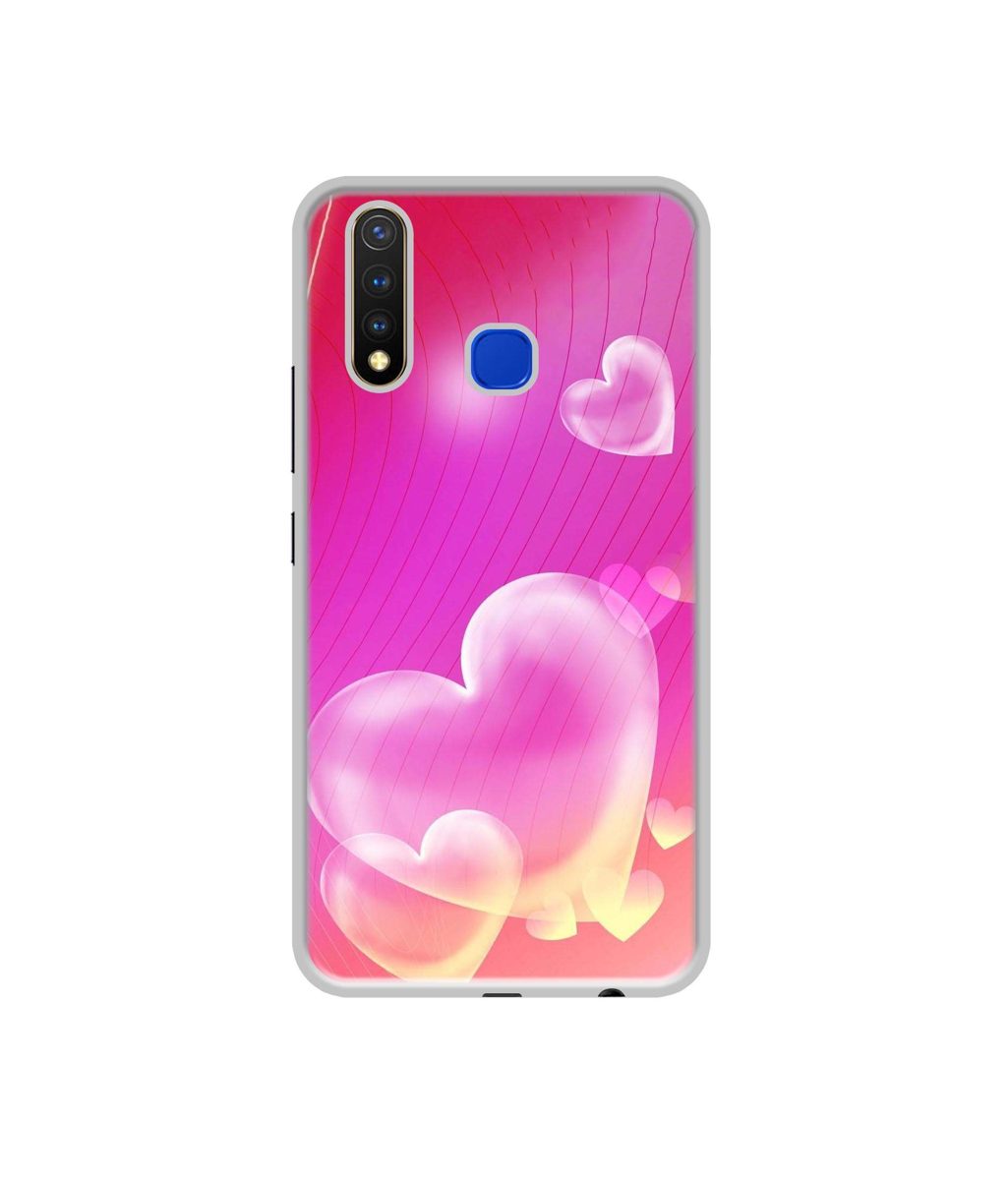 Amazon Brand - Solimo Designer Heart Abstract UV Printed Soft Back Case Mobile Cover for Vivo U20