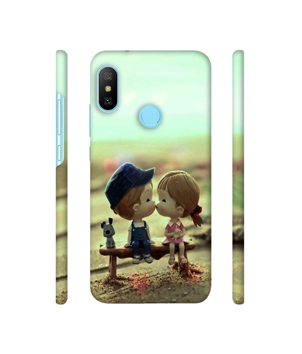 Amazon Brand - Solimo Designer Love Couples Pattern 3D Printed Hard Back Case Mobile Cover for Mi Redmi Note 6 Pro