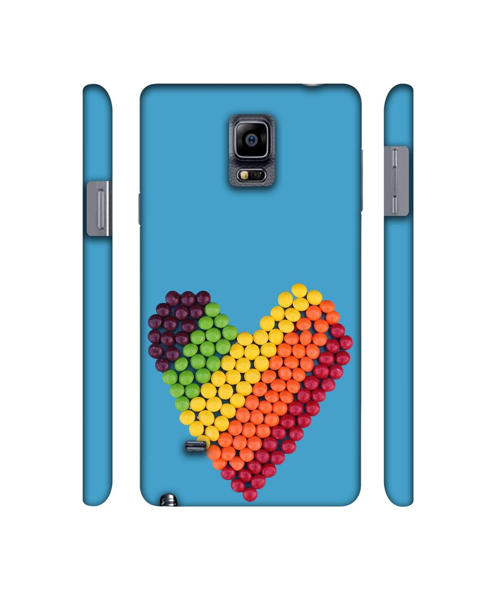 Amazon Brand - Solimo Designer Ball Heart 3D Printed Hard Back Case Mobile Cover for Samsung Galaxy Note 4