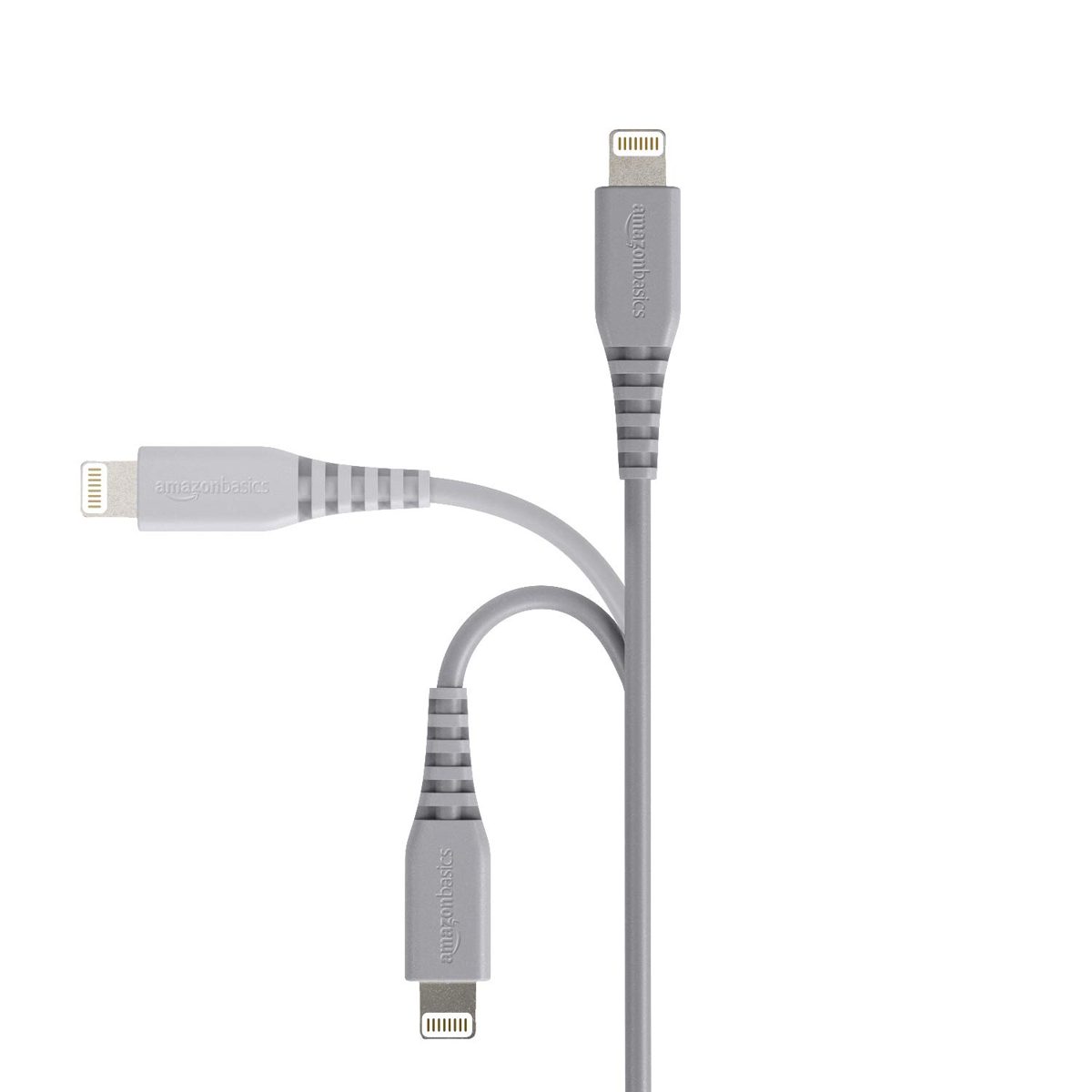AmazonBasics MFi-Certified Lightning to USB A Cable for Apple iPhone and iPad - 6 Feet (1.8 Meters) - Gray