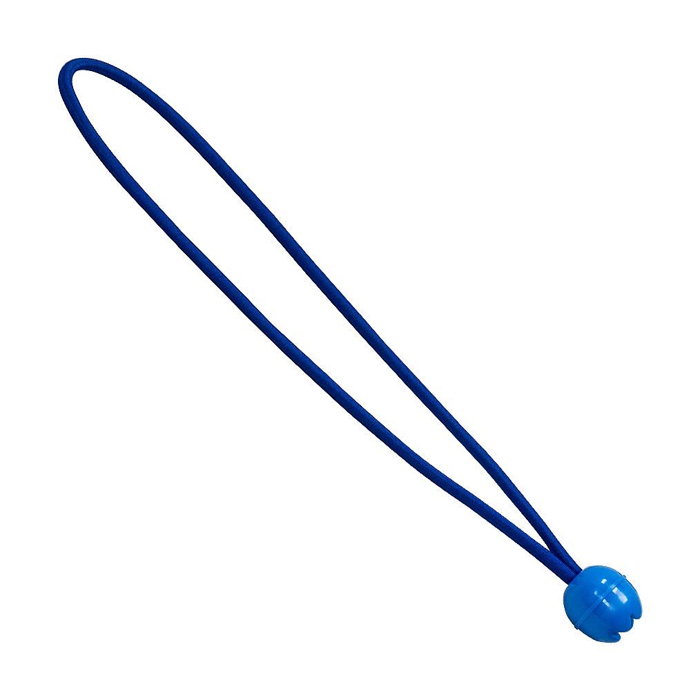 AmazonBasics 11-Inch Ball Bungee, Blue, 2-Pack (50-Piece)