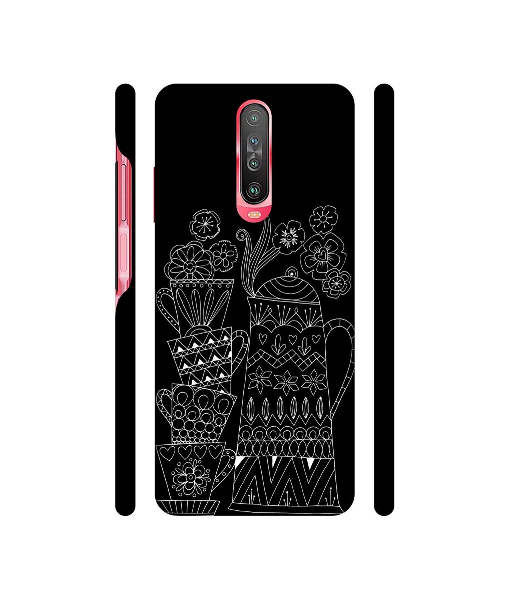 Amazon Brand - Solimo Designer Cups and Tea Pot 3D Printed Hard Back Case Mobile Cover for Poco X2 / Mi Redmi K30