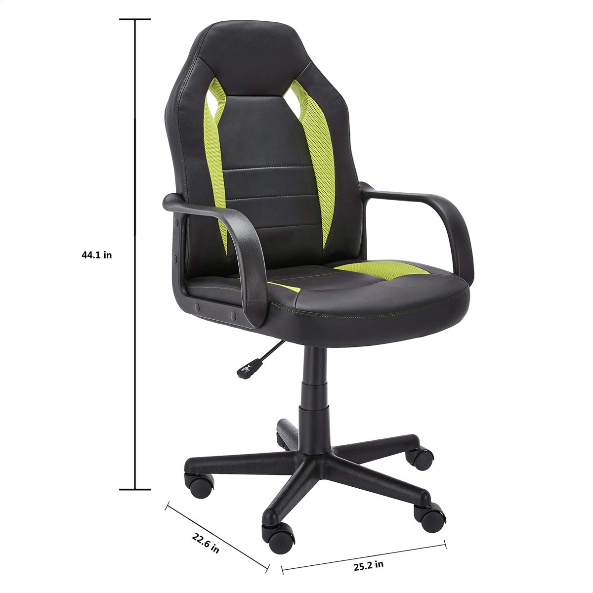 AmazonBasics Racing/Gaming Style Office Chair - Green