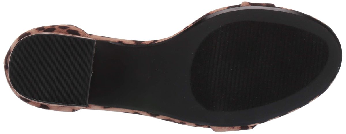 Amazon Essentials Women's Nola Heeled Sandal, Leopard, 6.5 B US