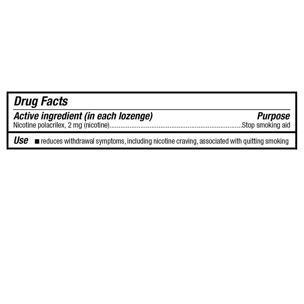 Amazon Basic Care Mini Nicotine Polacrilex Lozenge, 2 mg (nicotine), Stop Smoking Aid, Mint Flavor; quit smoking with mint nicotine lozenge, 135 Count