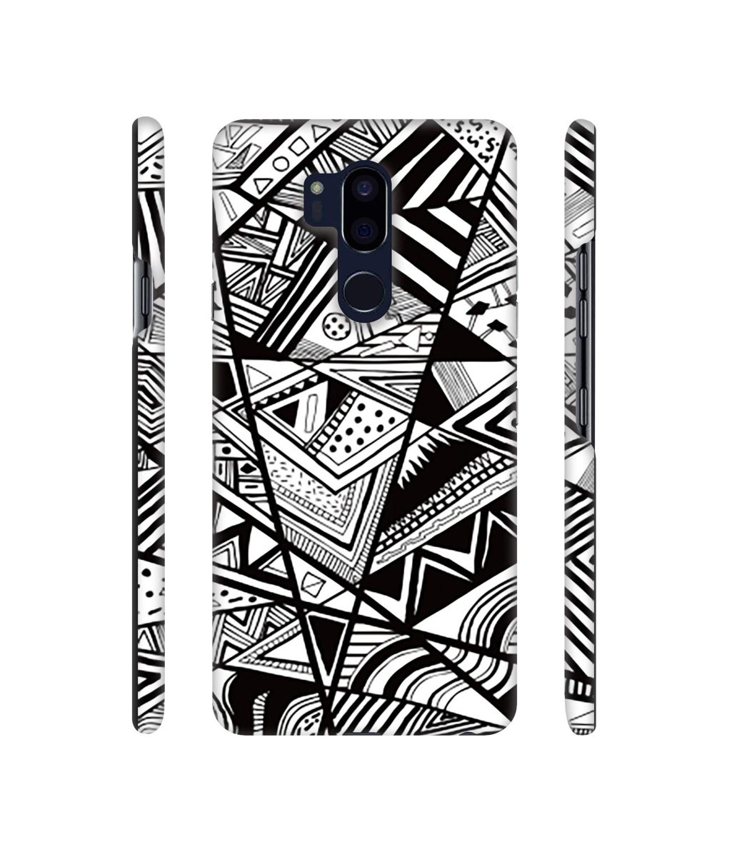 Amazon Brand - Solimo Designer Random Pattern 3D Printed Hard Back Case Mobile Cover for LG G7 ThinQ