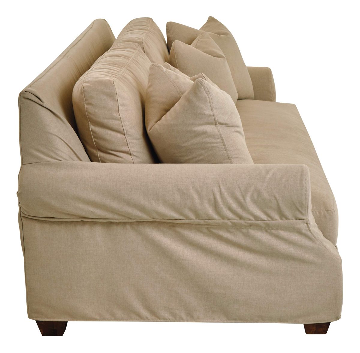 Amazon Brand – Stone & Beam Conner Slipcover Sofa Couch, 90"W, Linen