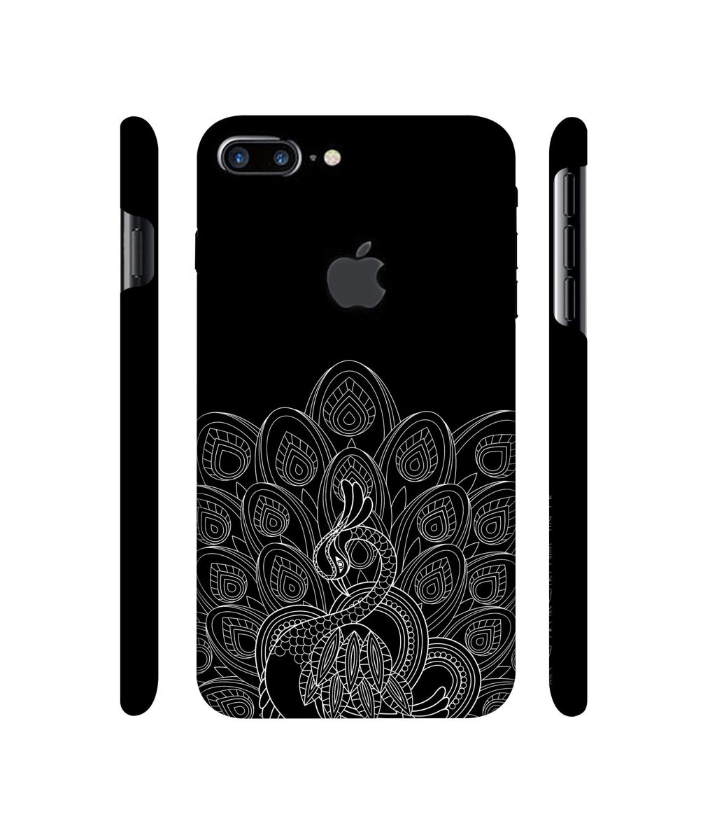 Amazon Brand - Solimo Designer Peacock Pattern 3D Printed Hard Back Case Mobile Cover for Apple iPhone 7 Plus (Logo Cut)