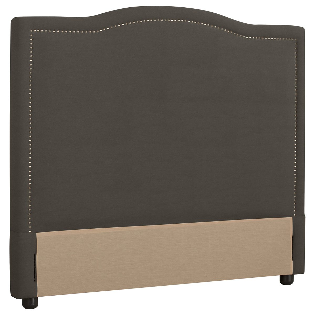 Amazon Brand – Stone & Beam Bridgewater Curved Queen Headboard, 66"W, Spinnsol Iron