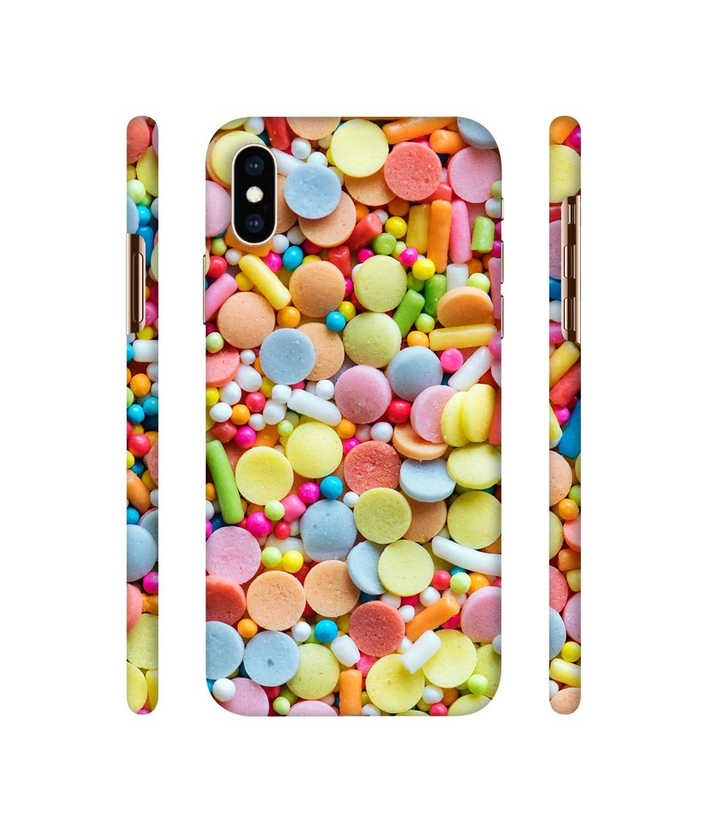 Amazon Brand - Solimo Designer Candies 3D Printed Hard Back Case Mobile Cover for Apple iPhone Xs Max