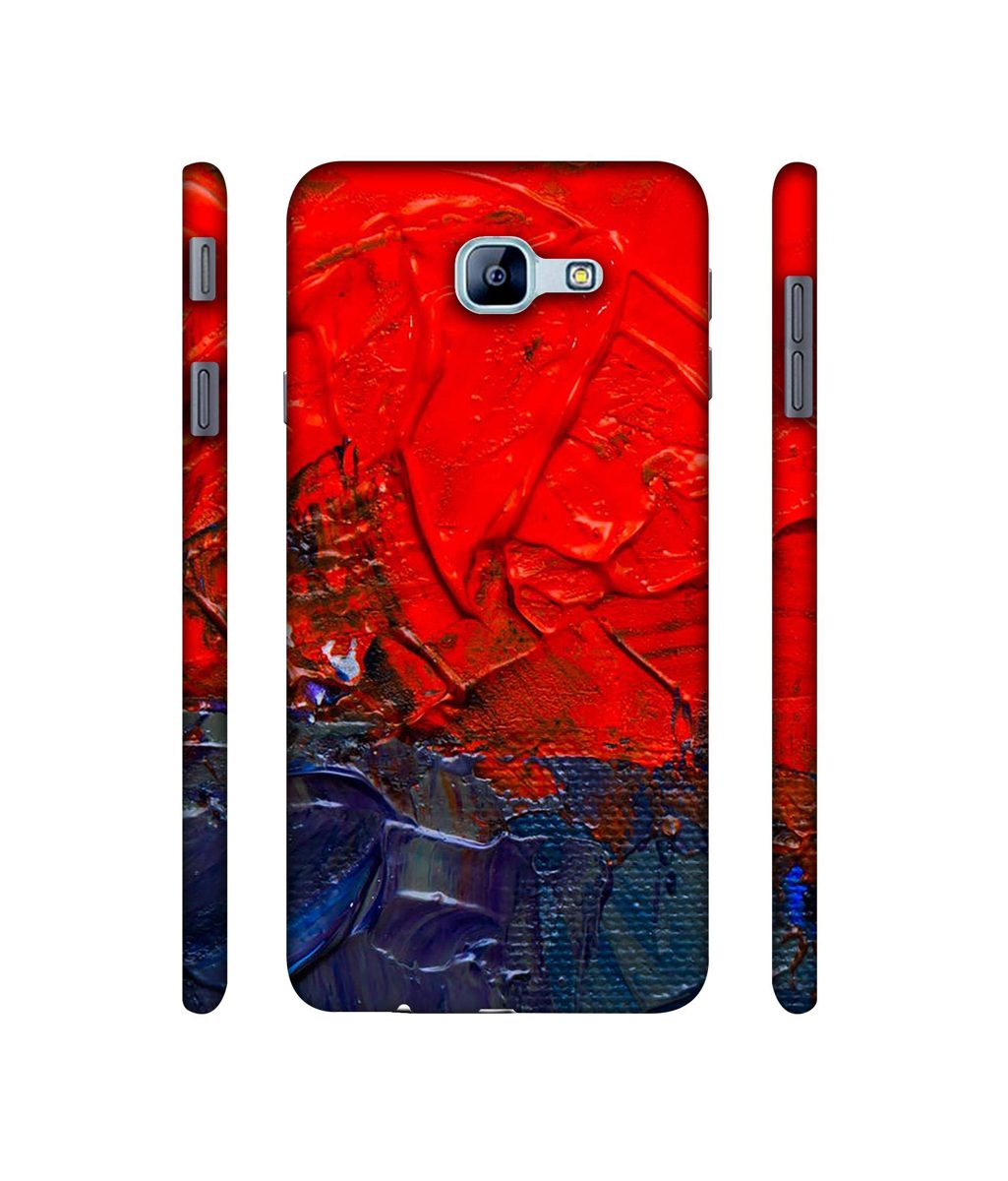 Amazon Brand - Solimo Designer Red Wax Color 3D Printed Hard Back Case Mobile Cover for Samsung Galaxy A8 (2016)