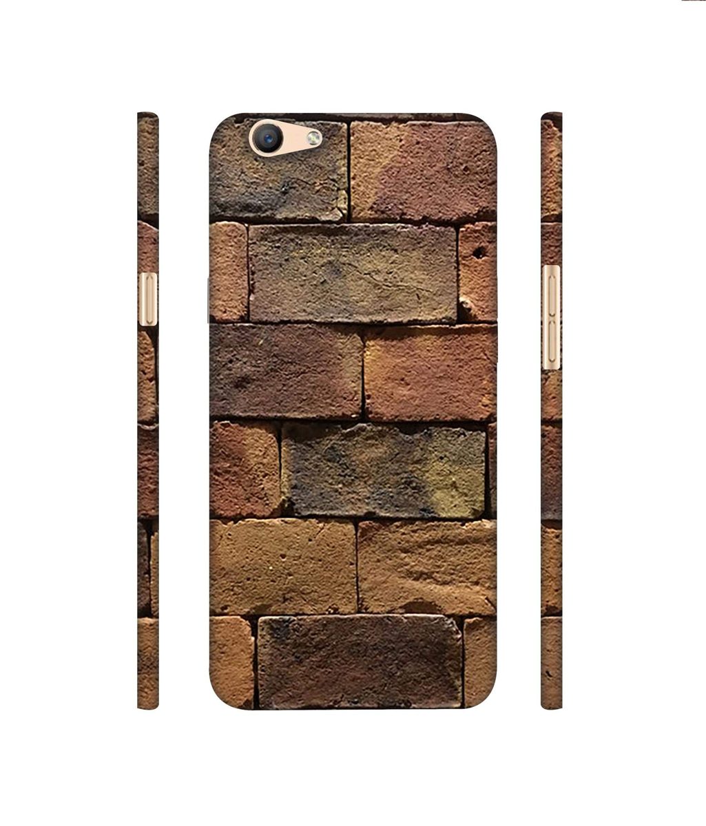 Amazon Brand - Solimo Designer Burn Bricks 3D Printed Hard Back Case Mobile Cover for Oppo F1s