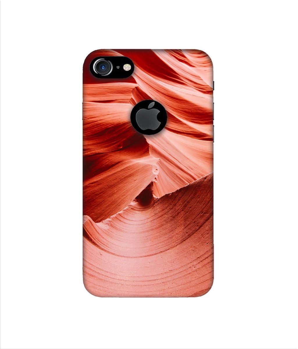 Amazon Brand - Solimo Designer Sand Mountain 3D Printed Hard Back Case Mobile Cover for Apple iPhone 7 (with Logo Cut)