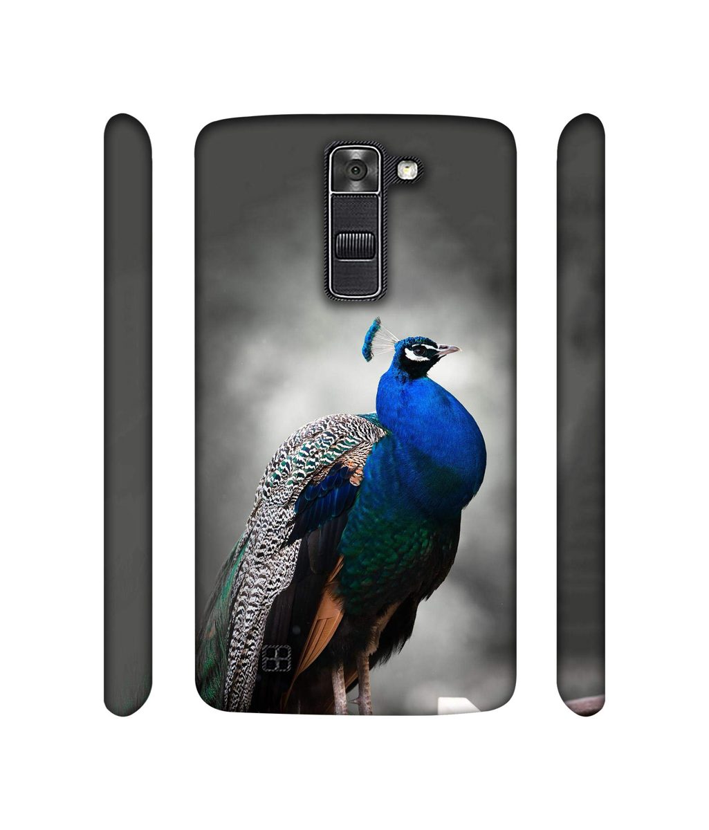 Amazon Brand - Solimo Designer Peacock 3D Printed Hard Back Case Mobile Cover for LG K7
