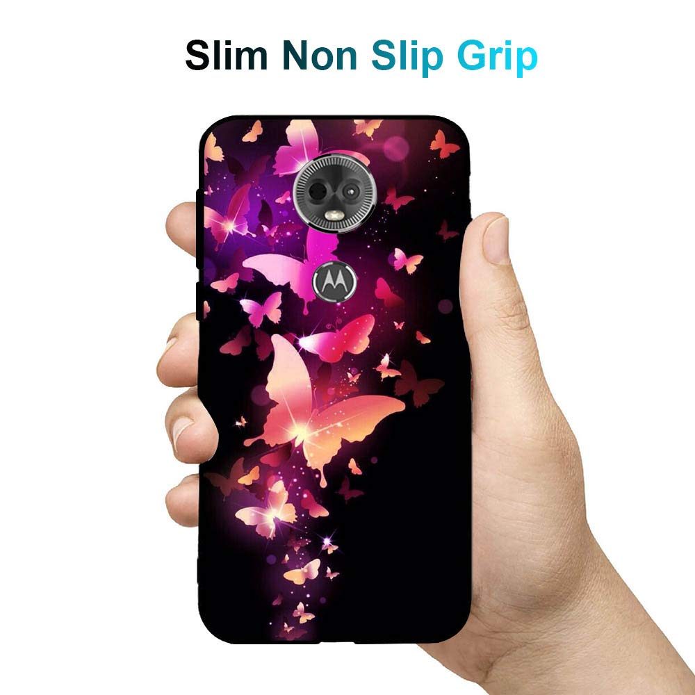 Amazon Brand - Solimo Designer Butterfly Printed Hard Back Case Mobile Cover forMoto E5 Plus (D1171)