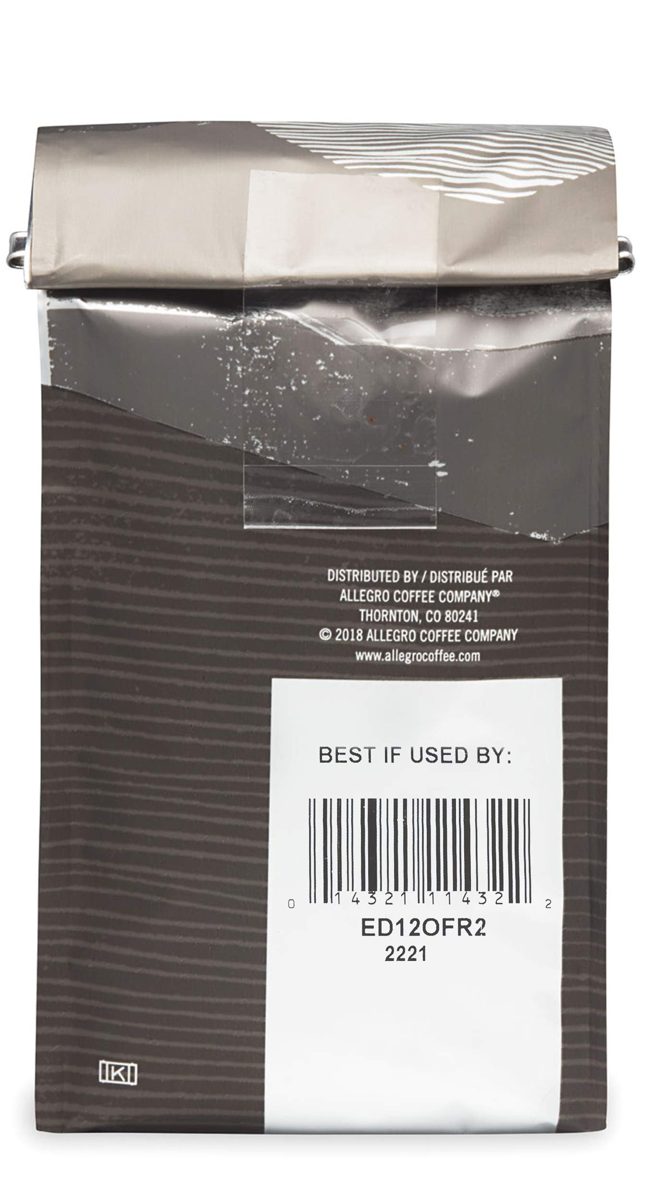 Allegro Coffee Organic French Roast Ground Coffee, 12 oz