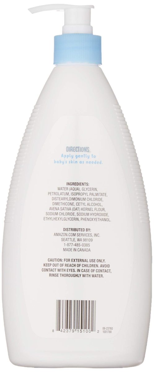 Amazon Brand - Mama Bear Baby Lotion, Fragrance Free, 18 Fl Oz, Pack of 2