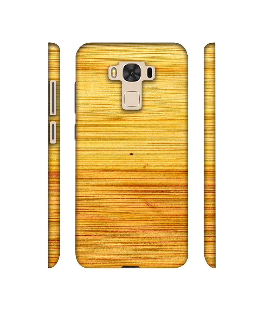 Amazon Brand - Solimo Designer Yellow Brush Texture 3D Printed Hard Back Case Mobile Cover for Asus Zenfone 3 Laser ZC551KL
