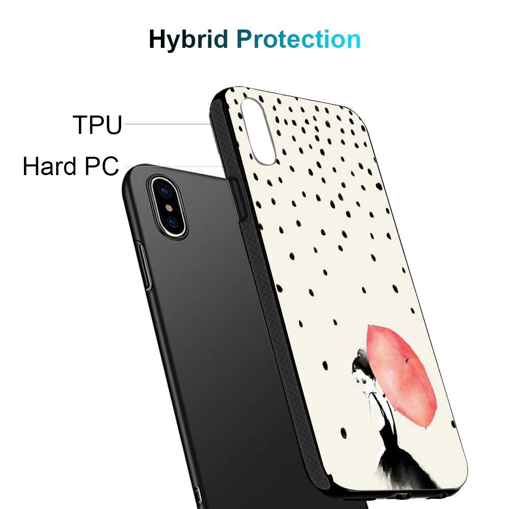 Amazon Brand - Solimo Designer Umbrella Printed Hard Back Case Mobile Cover for Apple iPhone X/Xs (D1231)