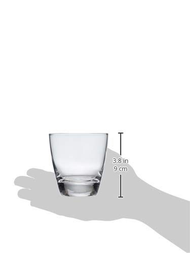 AmazonBasics Eastlake Old Fashioned Glass Drinkware Set, 10.75-Ounce, Set of 6