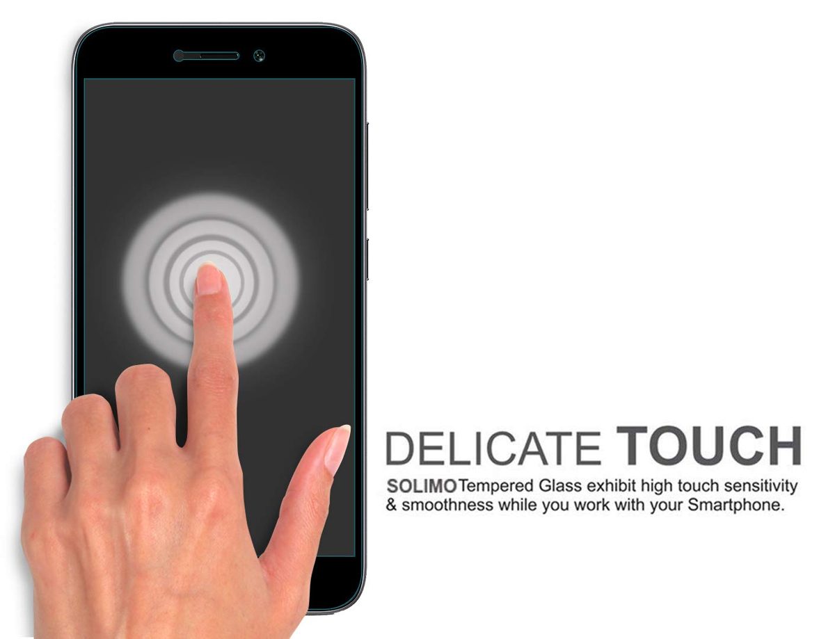 Amazon Brand - Solimo Full Body Tempered Glass for Redmi 5A, with Installation kit