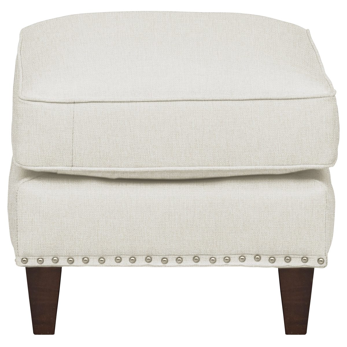 Amazon Brand – Stone & Beam Marin Upholstered Ottoman, 29"W, Sandstone