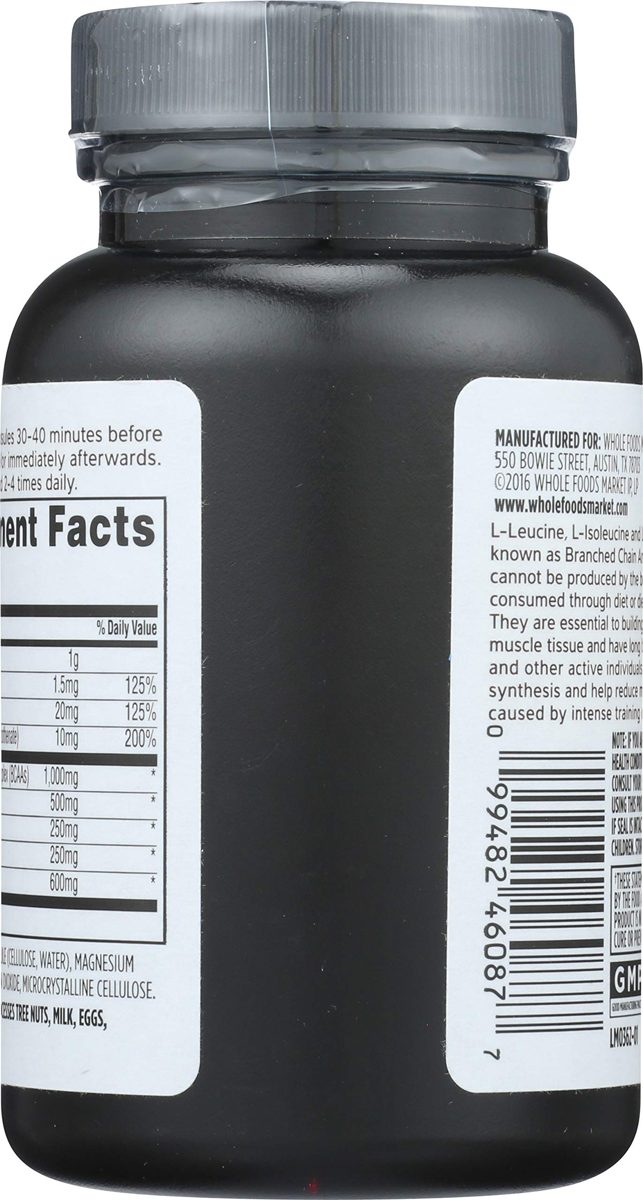 Whole Foods Market, BCAA Complex, 60 ct