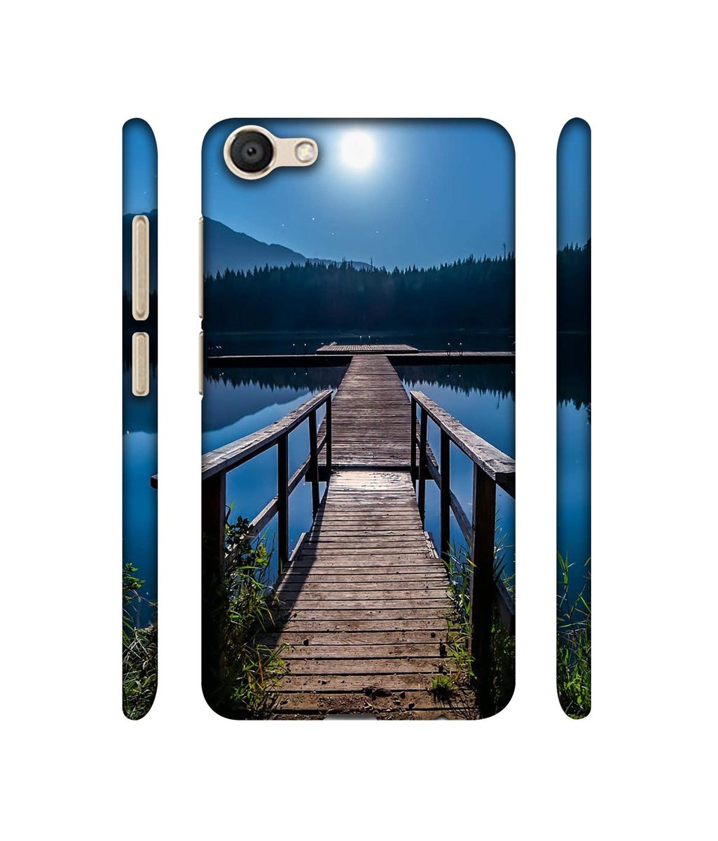 Amazon Brand - Solimo Designer Wooden Beach 3D Printed Hard Back Case Mobile Cover for Vivo V5