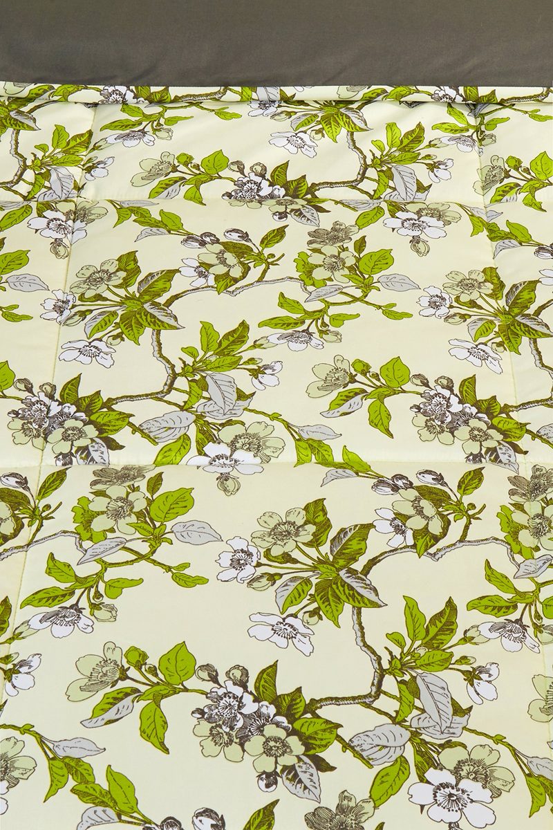 Amazon Brand - Solimo Microfibre Printed Comforter, Single (Spring Blossom, 200 GSM)