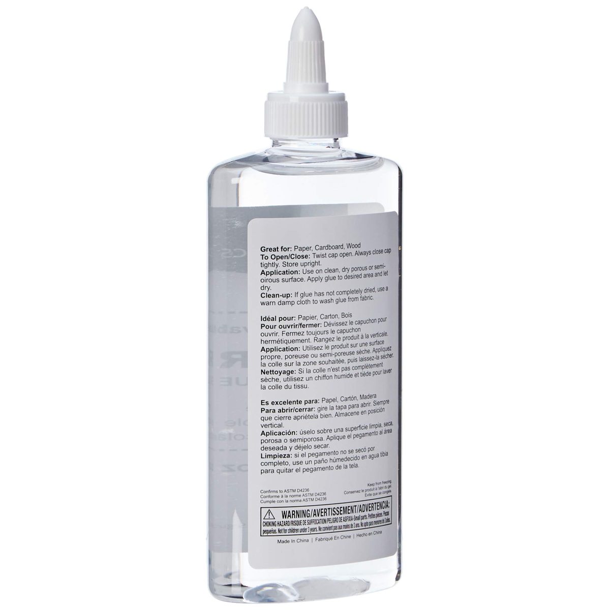 AmazonBasics All Purpose Washable Clear Liquid Glue - Great for Making Slime, 1 Gallon Bottle