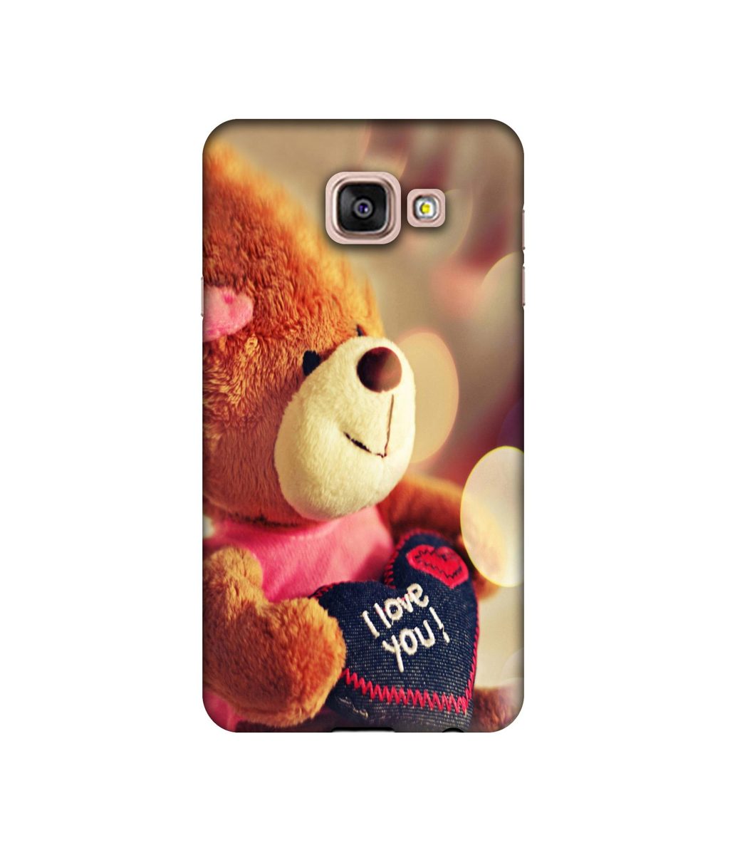 Amazon Brand - Solimo Designer Teddy Bear UV Printed Soft Back Case Mobile Cover for Samsung Galaxy A7 (2016)