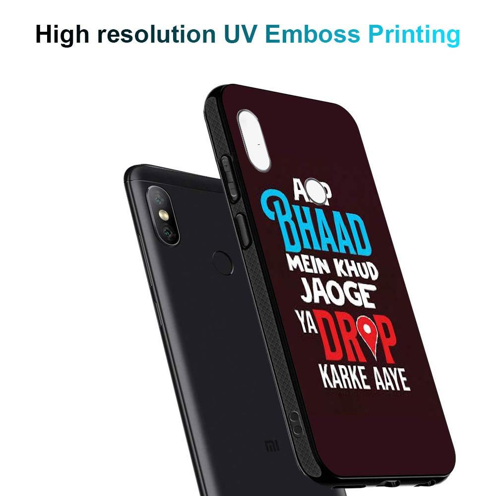 Amazon Brand - Solimo Designer Drop karke Aaye Printed Hard Back Case Mobile Cover for Redmi Note 5 Pro (D1302)
