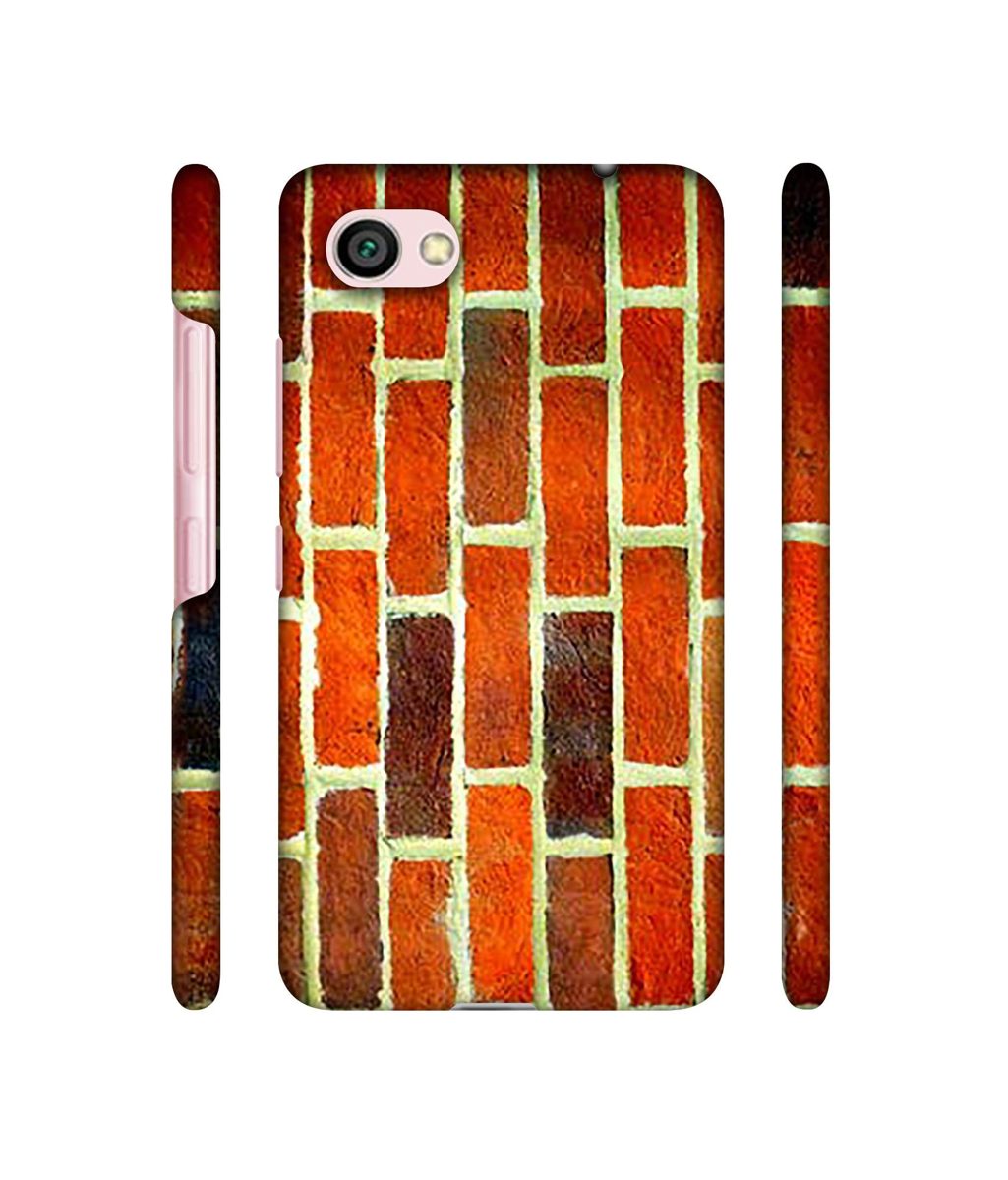Amazon Brand - Solimo Designer Brick Texture 3D Printed Hard Back Case Mobile Cover for Xiaomi Redmi Y1 Lite