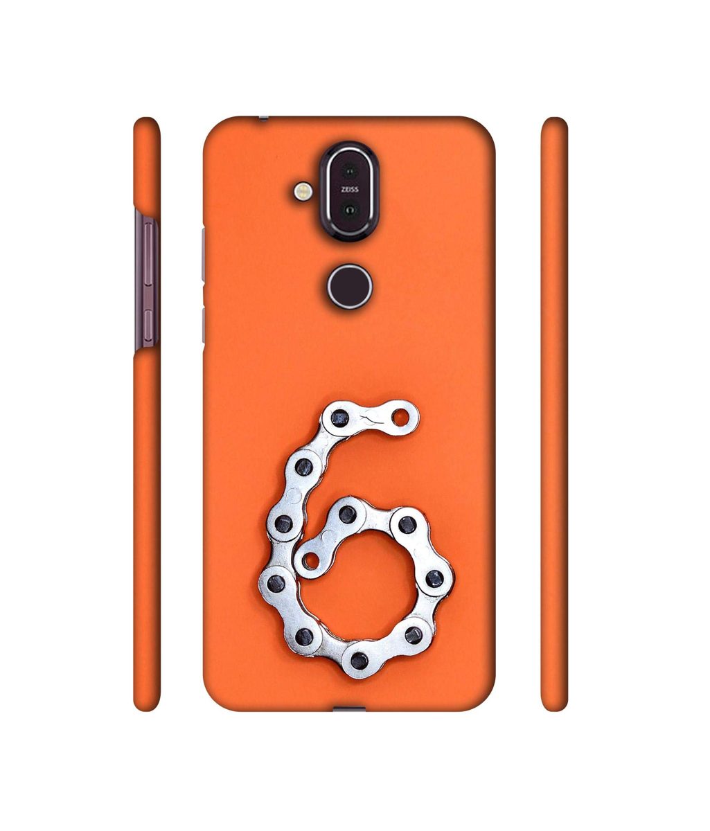 Amazon Brand - Solimo Designer Number Six 3D Printed Hard Back Case Mobile Cover for Nokia 8.1