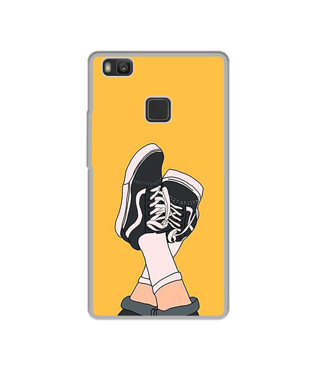 Amazon Brand - Solimo Designer Boy Shoes Pattern UV Printed Soft Back Case Mobile Cover for Huawei Honor 8 Smart