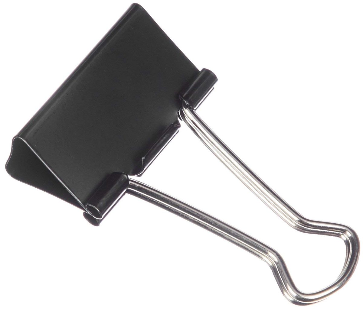 AmazonBasics Binder Clips, Medium, 12 per Box, 2-Pack (Renewed)
