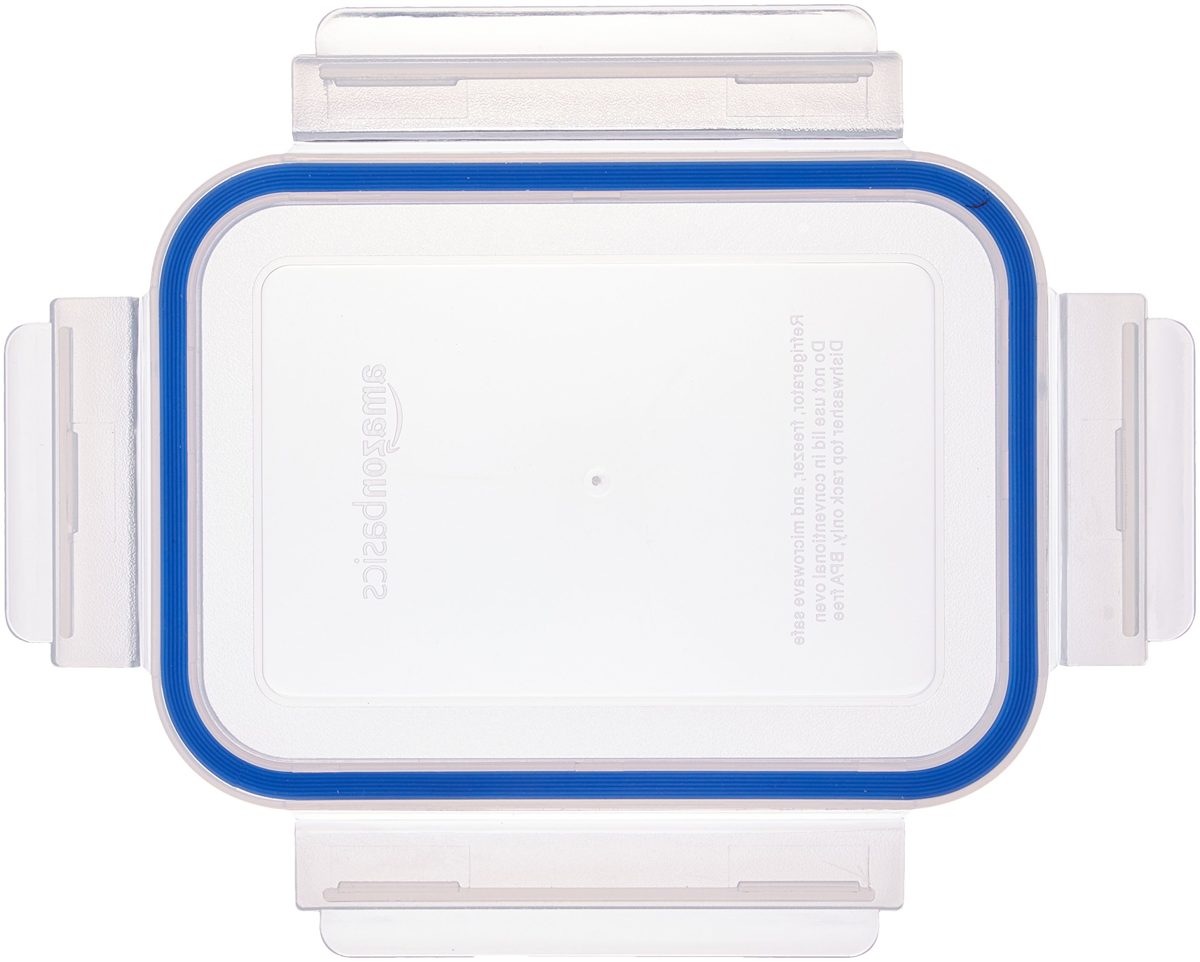 AmazonBasics Locking Glass Food Storage Container