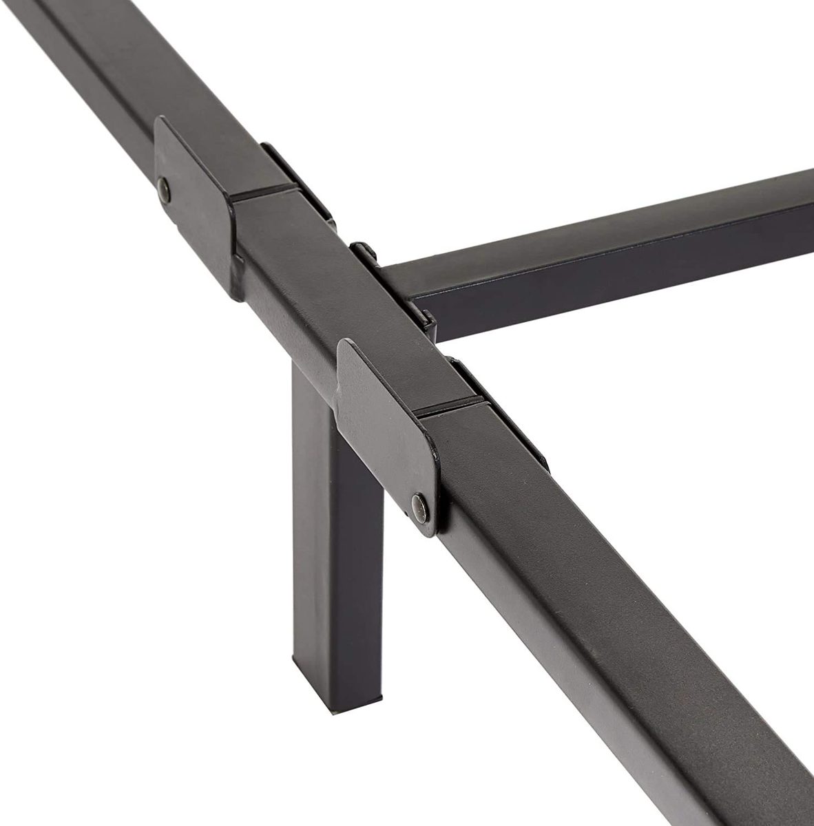 Amazon Basics 9-Leg Support Metal Bed Frame - Strong Support for Box Spring and Mattress Set - Tool-Free Easy Assembly - Full Size Bed