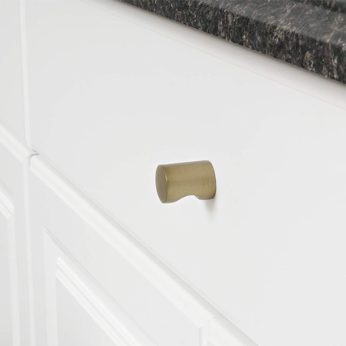 AmazonBasics Whistle Cabinet Knob, 0.75 Inch Diameter, AB800-BB-10
